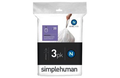 simplehuman Bin Liner Code N 3 x 20 Pack 60 Liners